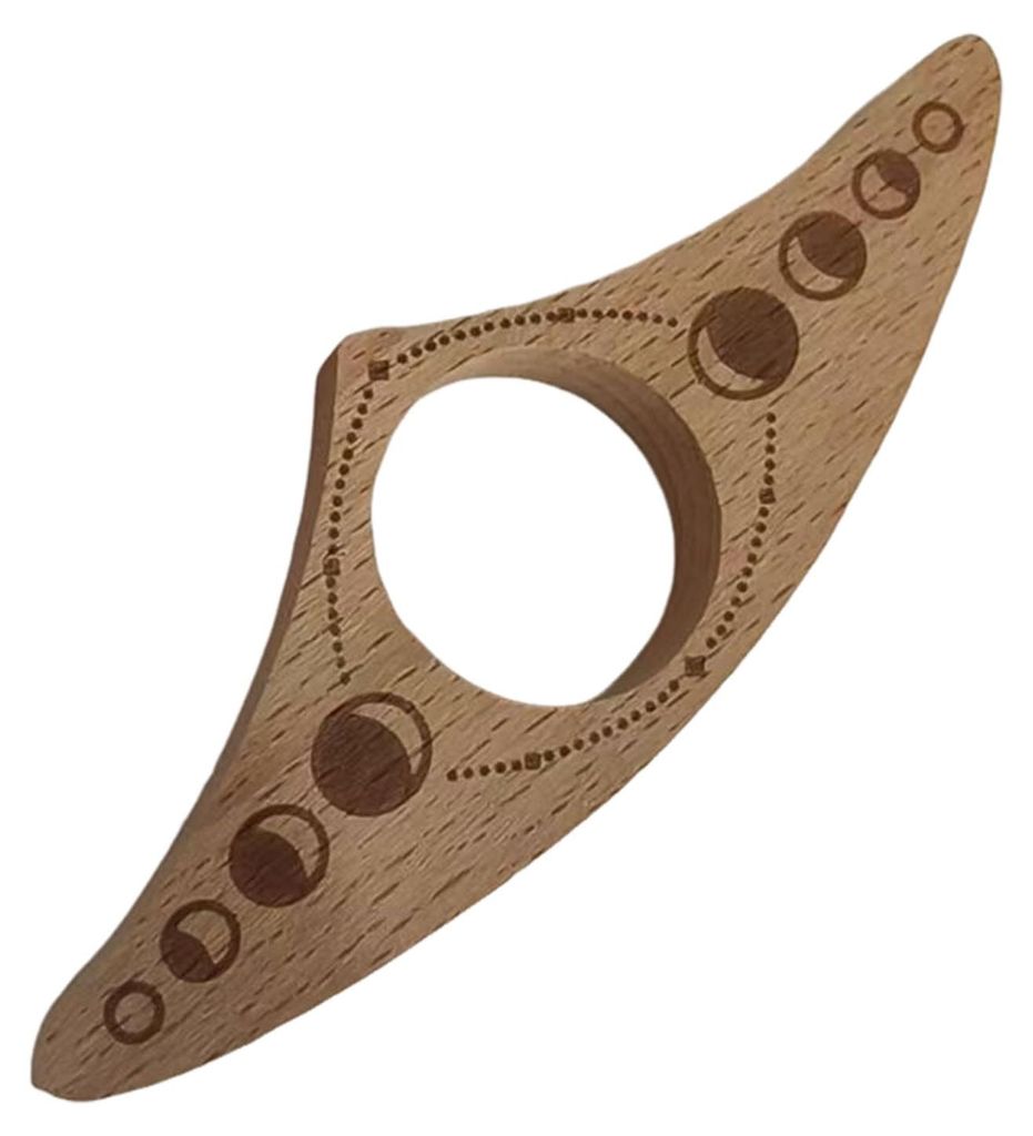 Buchseitenhalter aus Holz, Daumenring, Lesezeichen, hält Ihr Buch offen, Lesehilfe, Geschenk für Lehrer und Bücherliebhaber