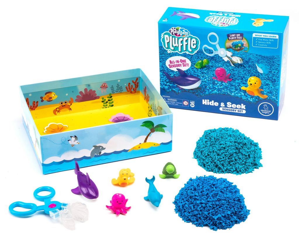Learning Resources sensorisches Spielzeug Playfoam Pluffle Hide & Seek Set