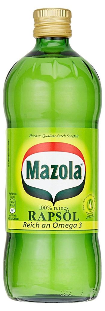 Mazola Rapsöl 750ml, 100% rein, reich an Omega 3 & Vitamin Produktbild 