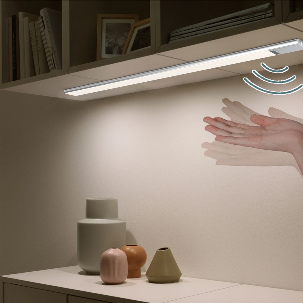 Unterbauleuchte 60LED Lichtleiste Küchelampe Beleuchtung Küchen Schrank Leuchte 