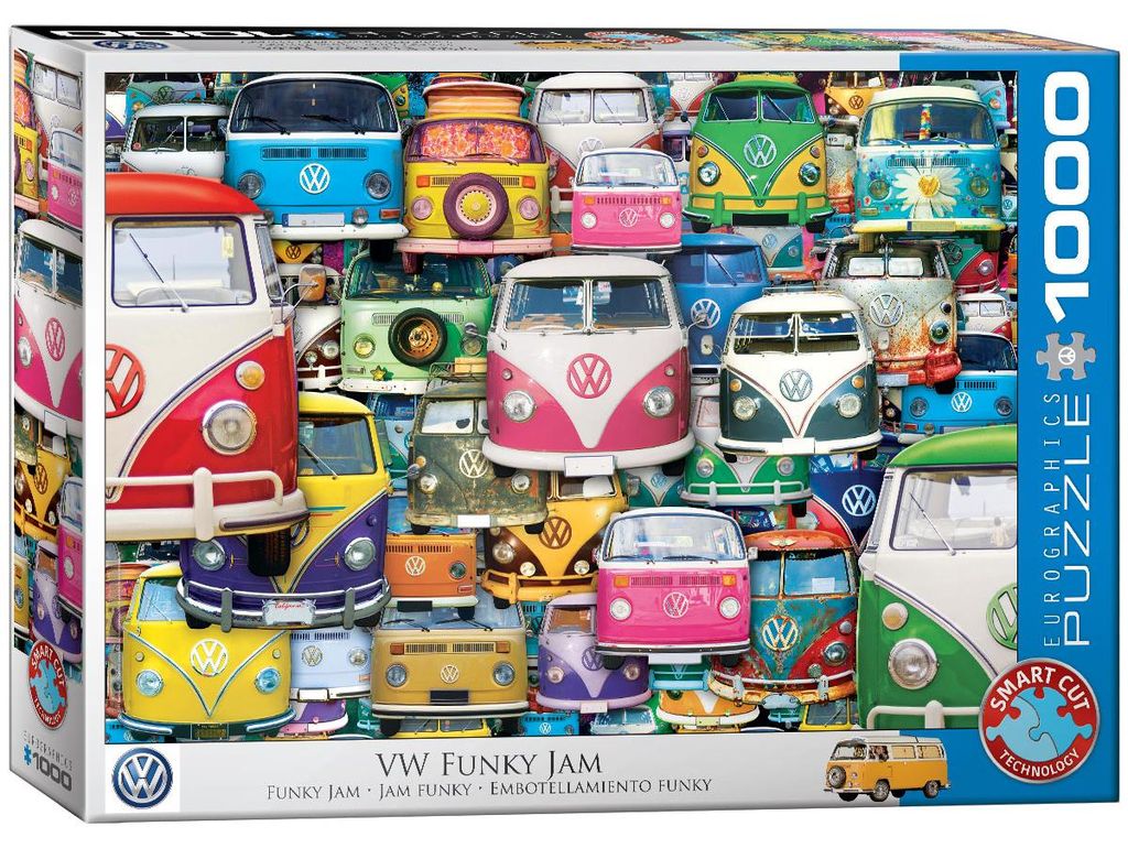 EUROGRAPHICS Puzzle Volkswagen Bus: Funky Jam 1000 Teile