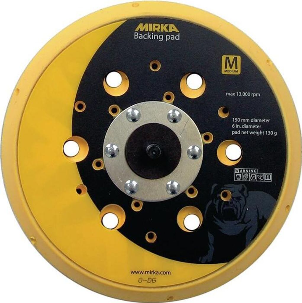 Plateau Net Ø150 mm auto-agrippant MIRKA 48 trous medium - Image du produit 