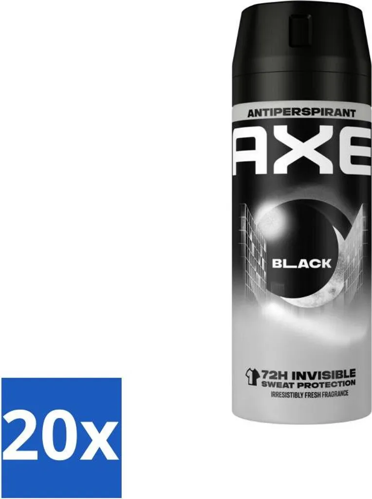 Offerta Axe Antitraspirante Spray Nero 150 ml - Confezione 20pz
