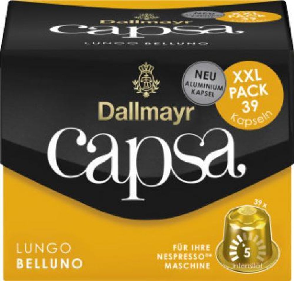 Dallmayr Caffè 105 039 000 Dallmayr Cap. LungoBellunoXXL Immagine del prodotto 