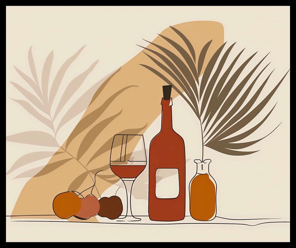 Plakat 60x50cm Winko unter Palmen