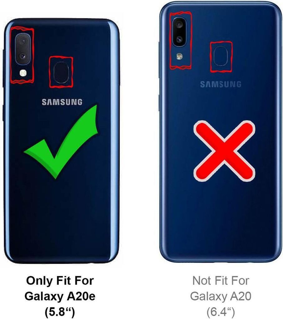 Silikon Hülle für Samsung Galaxy A20e Schutzhülle Matt Produktbild 7