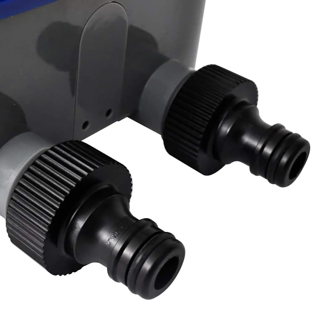 Programmateur d'arrosage électronique pour jardin avec double sortie - 6