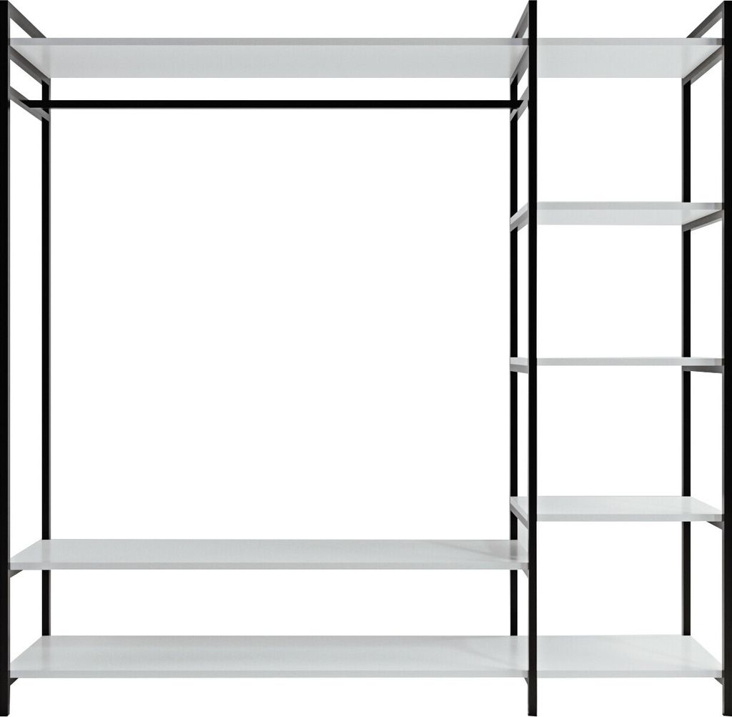 Skye Decor, Trend- Trend Gardırop Sağ raflı L615LCV, Weiß, Produktbild 3