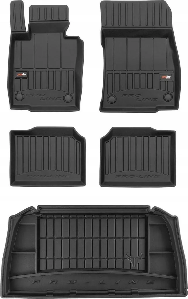 SET di tappetini in gomma 3D Mini Countryman 1 2010-2016 d