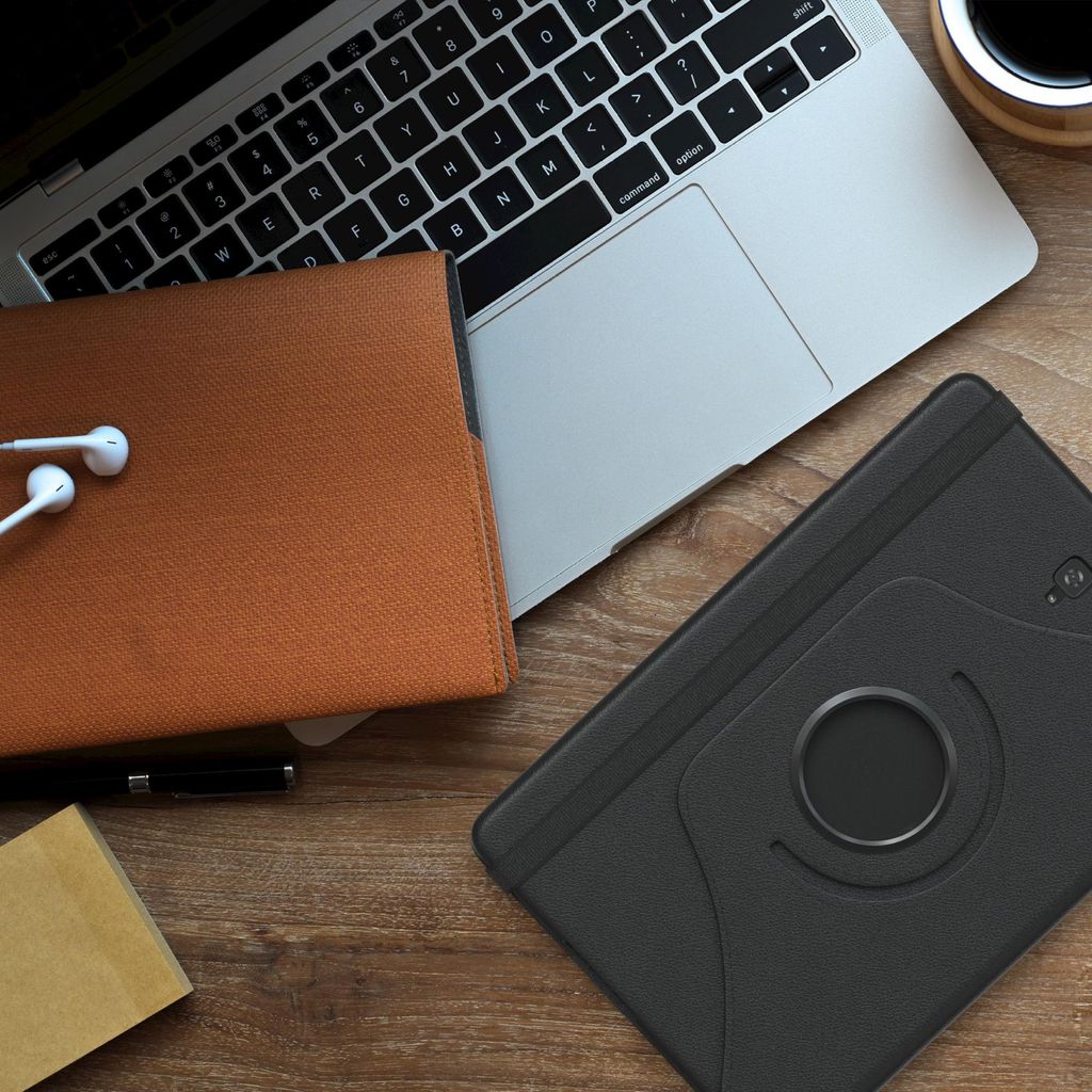 EAZY CASE - Tablet Hülle für Samsung Galaxy Tab S4 Schutzhülle, Tablet Case 360° drehbar in Schwarz
