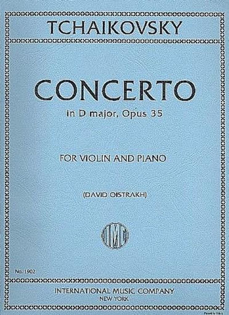 Concerto D major op.35for violin and piano