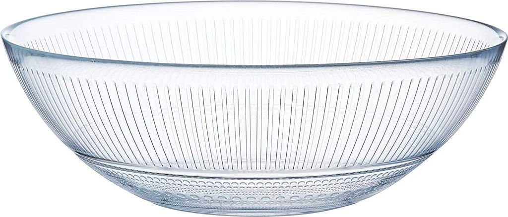 1 x Schale Glasschale Salatschale 26cm Louison Buffetschale Vintage Look...