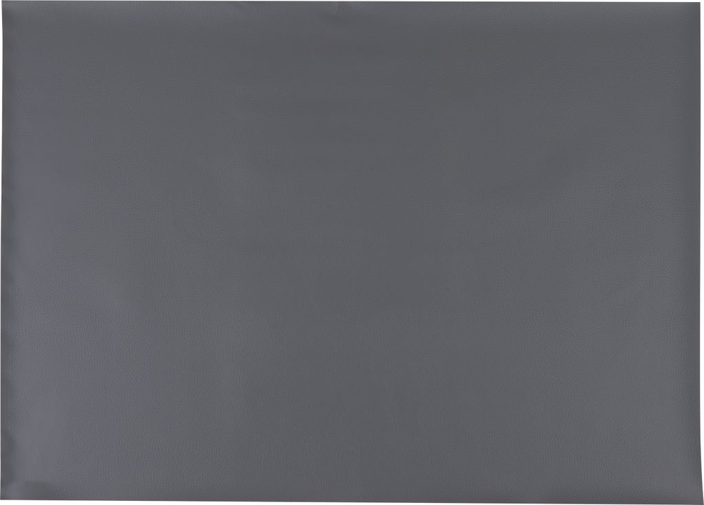 Kunstleder Grau 50 x 70 cm für Bastelarbeiten, ledernarbige Oberfläche, 0,7 mm, 560 g/m²