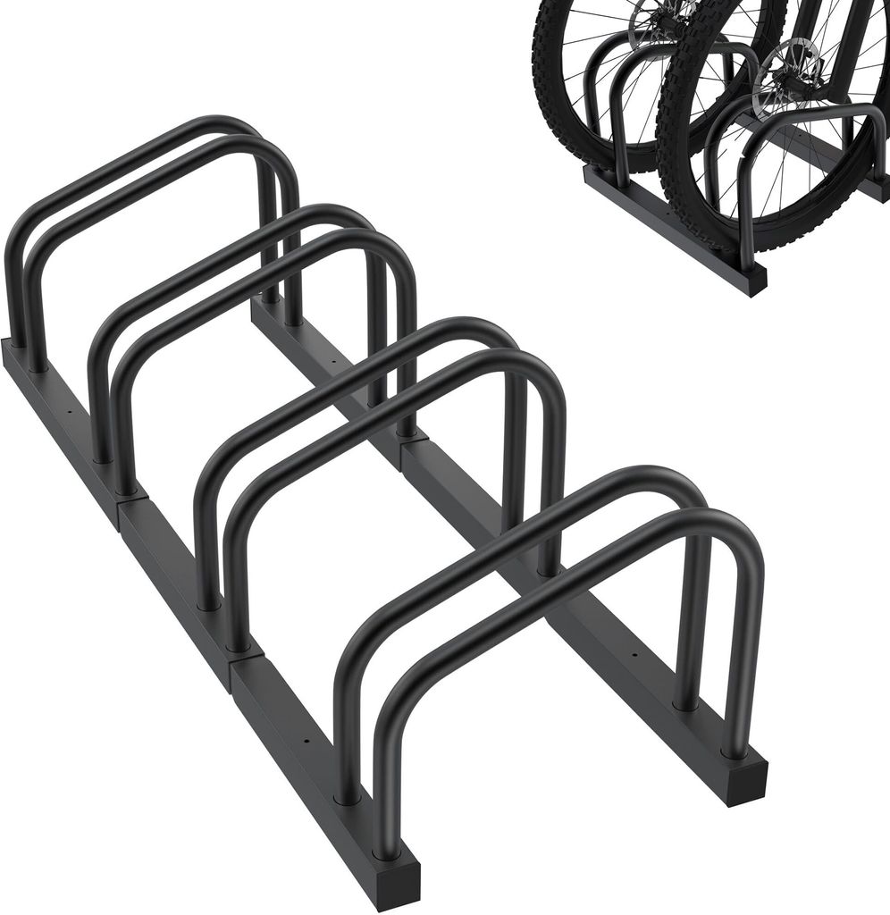 JOIEYOU fietsenrek voor 4 fietsen, fietsenhouder, Productafbeelding 