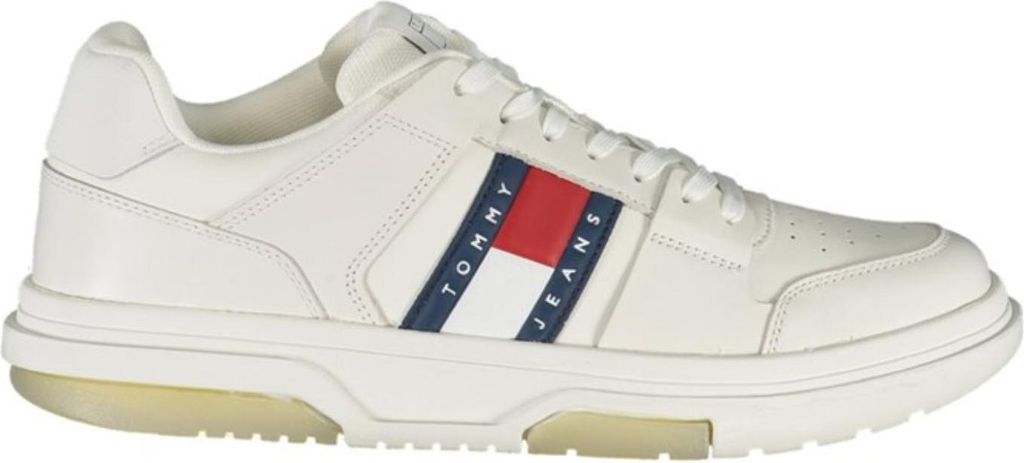 TOMMY HILFIGER HERREN-SPORTSCHUHE WEISS : Farbe - Weiß, Größe - 46 Größe: 46 Farbe: Weiß