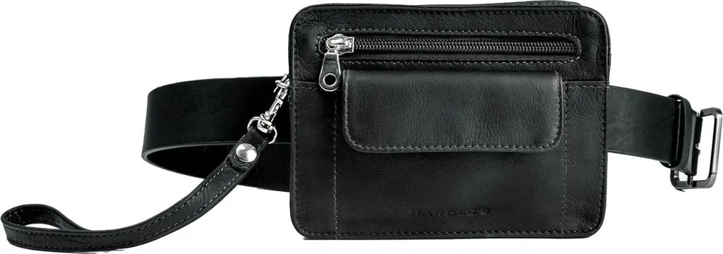 HAROLD'S Pelle Marsupio Country Beltbag Black Nero | 100% Cuoio Naturale