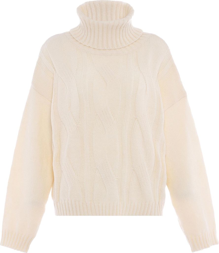 aleva damen pullover - wollweiss, XL/XXL