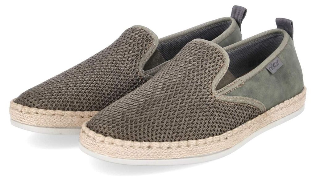 Pánské mokasíny Rieker Espadrille s koženou stélkou, Obrázek produktu 