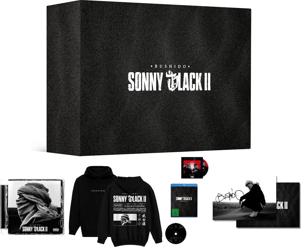 BUSHIDO - SONNY BLACK II Limited Edition Box (mit 3 CDs, Produktbild 