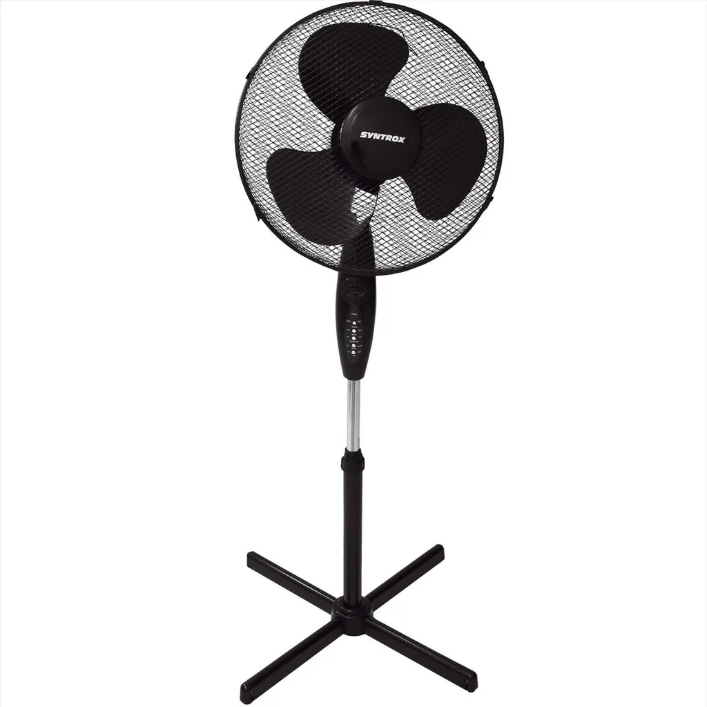Ventilateur numérique oscillant avec télécommande Syntrox Design Noir - 10