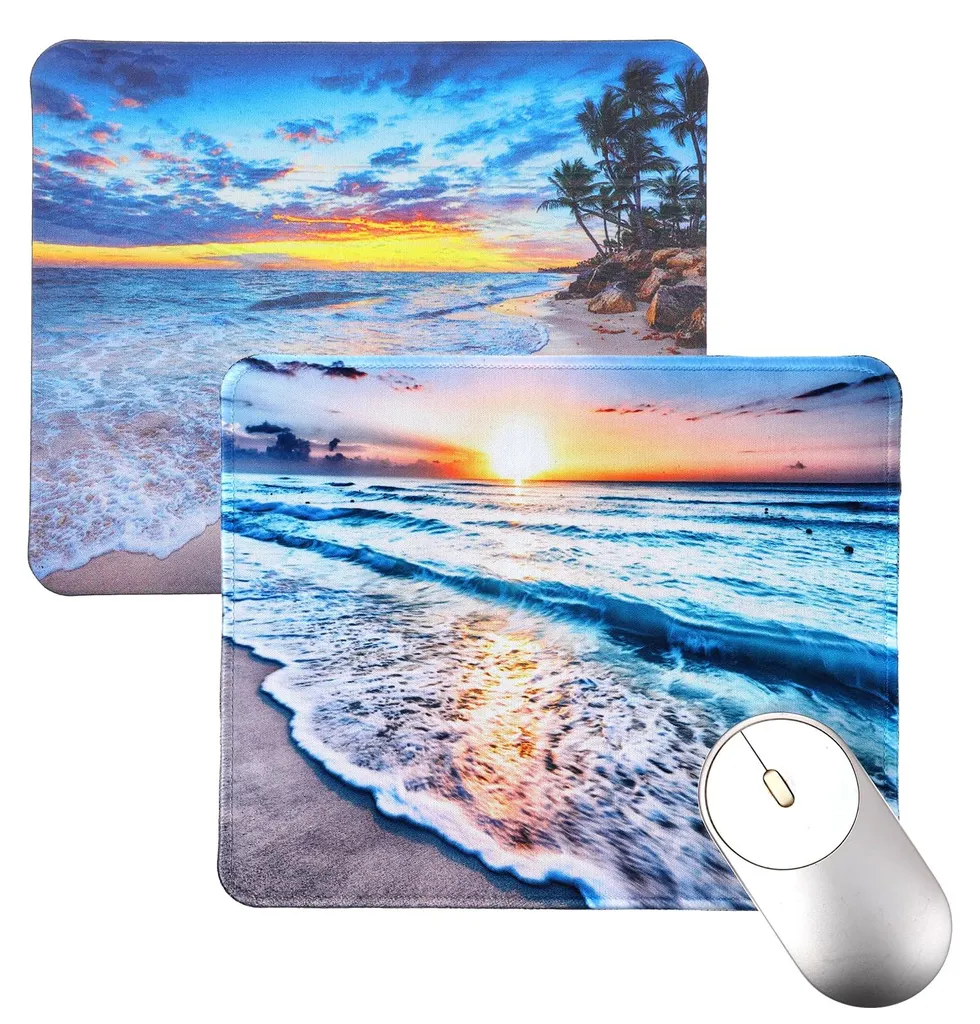 Tapis de souris antidérapant lot de 2 pour éviter les glissements PC