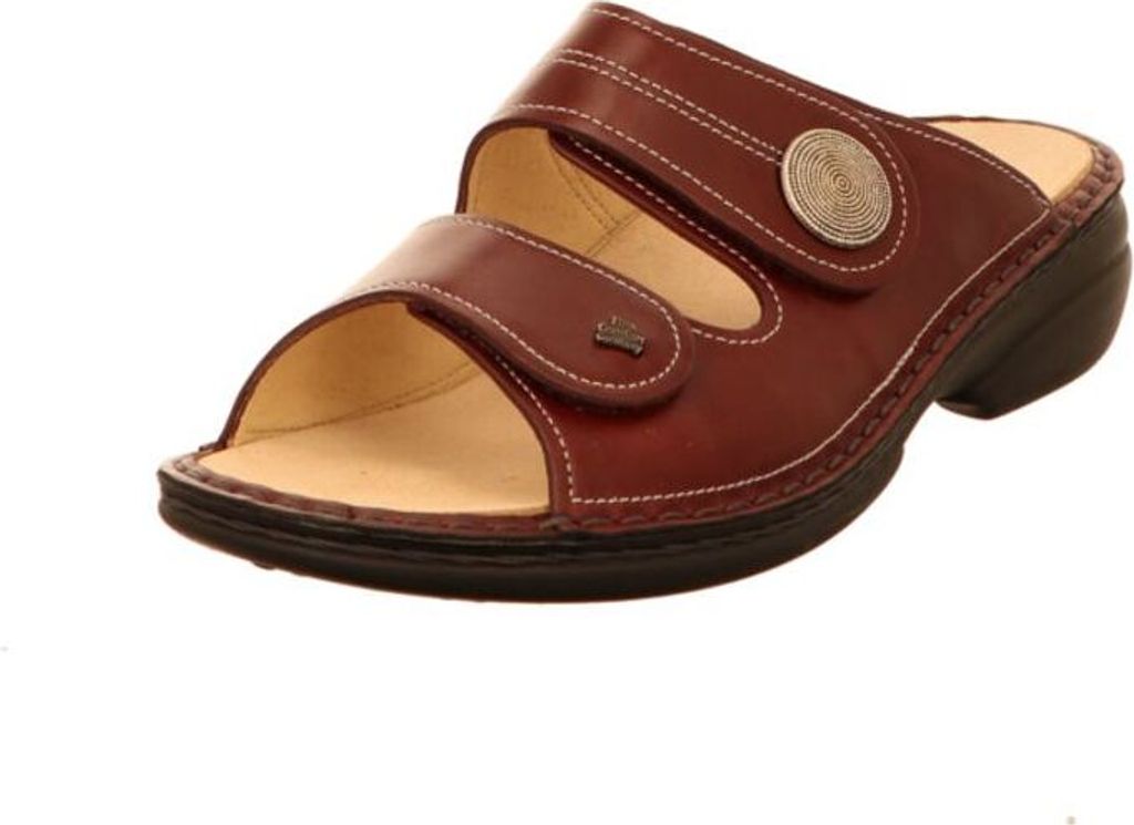 Finn Comfort Damen Pantoletten in Rot, Größe 38