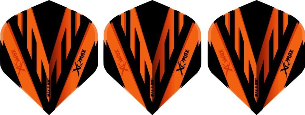 XQMax Design PVC Flightt schwarz orange Standard A Produktbild 