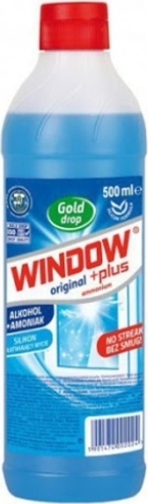 Window, Płyn do mycia szyb i luster, Ammonium, 500 ml Zdjęcie produktu 