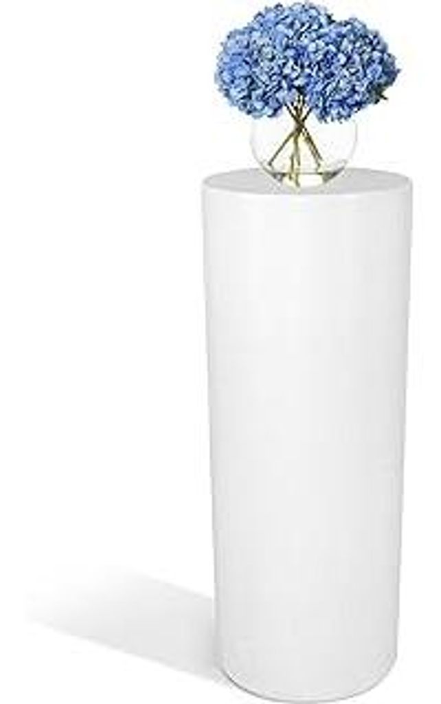 Kloris Zylindrische Säule Sweet Tisch Höhe 90 cm Durchmesser 35 cm Farbe Weiß Italy