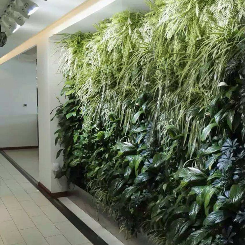 Gruene Wand 18 Taschen, die Taschen-Taschen-vertikale Wand-Pflanzer-Garten-Balkon-Anlage pflanzen, wachsen Taschen-Gartenarbeit-Zusatz