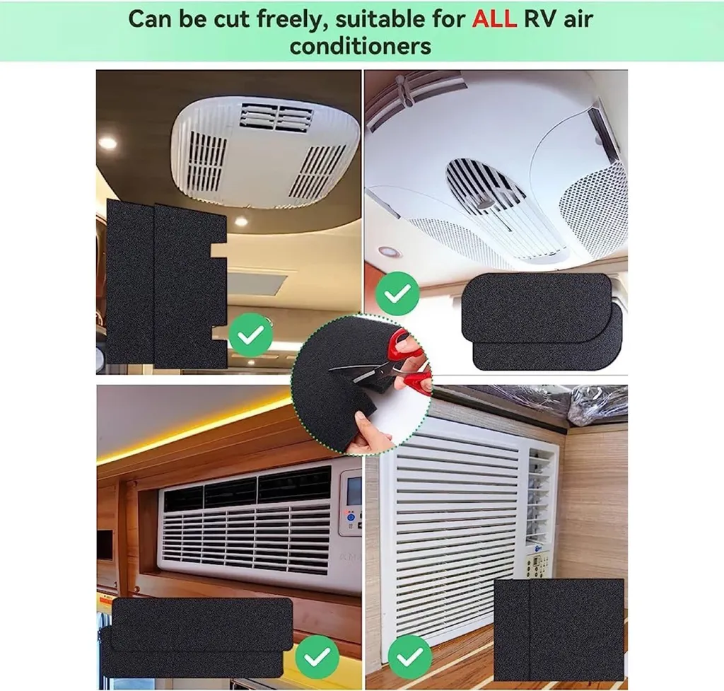 Filtre de climatisation de camping-car pour l'été et longs trajets
