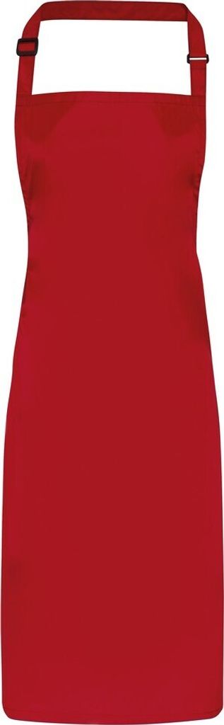 Premier - Herren/Damen Unisex Schürze, mit Latz RW7203 (Einheitsgröße) (Rot)
