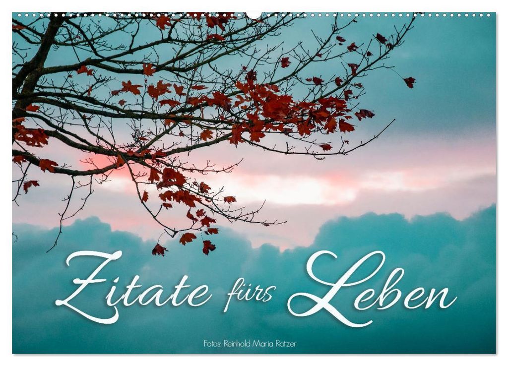 Zitate fürs Leben (Wandkalender 2027 DIN A2 quer), CALVENDO Monatskalender