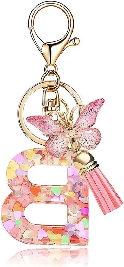 Bijou de sac et porte-clés élégant pour femme avec pendentif gravé chic