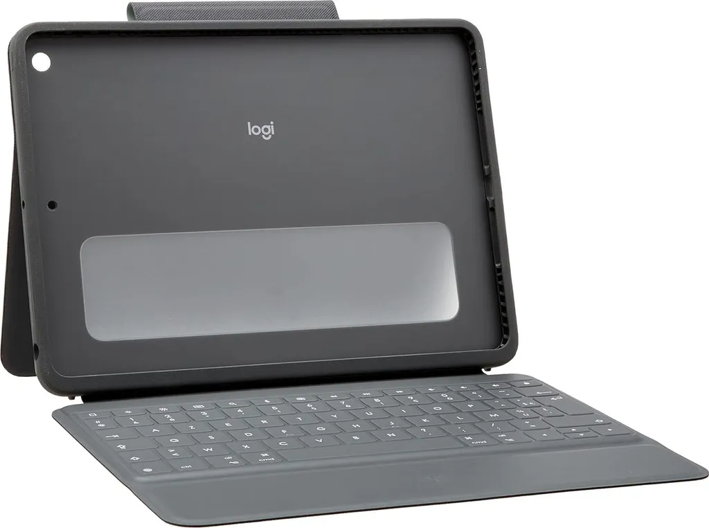 Clavier iPad Logitech Rugged Folio Graphite - Idéal Travail Nomade - 2