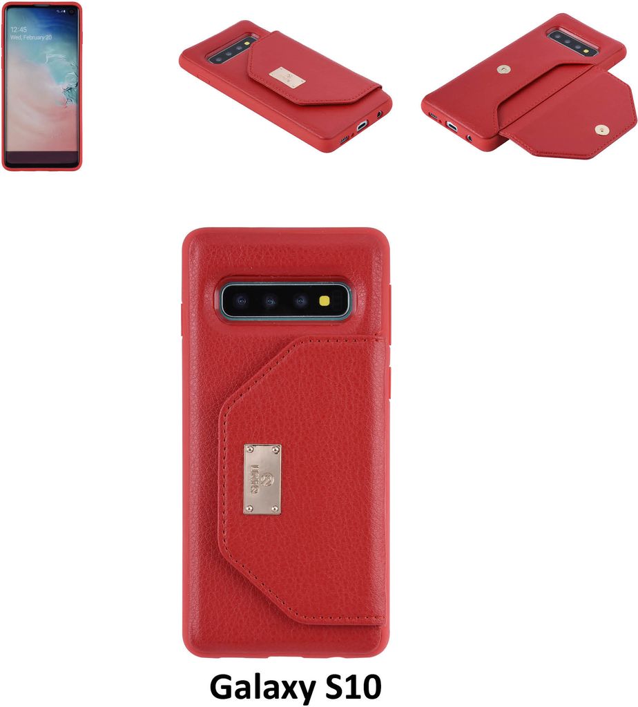 Back Cover for Galaxy S10 - Red