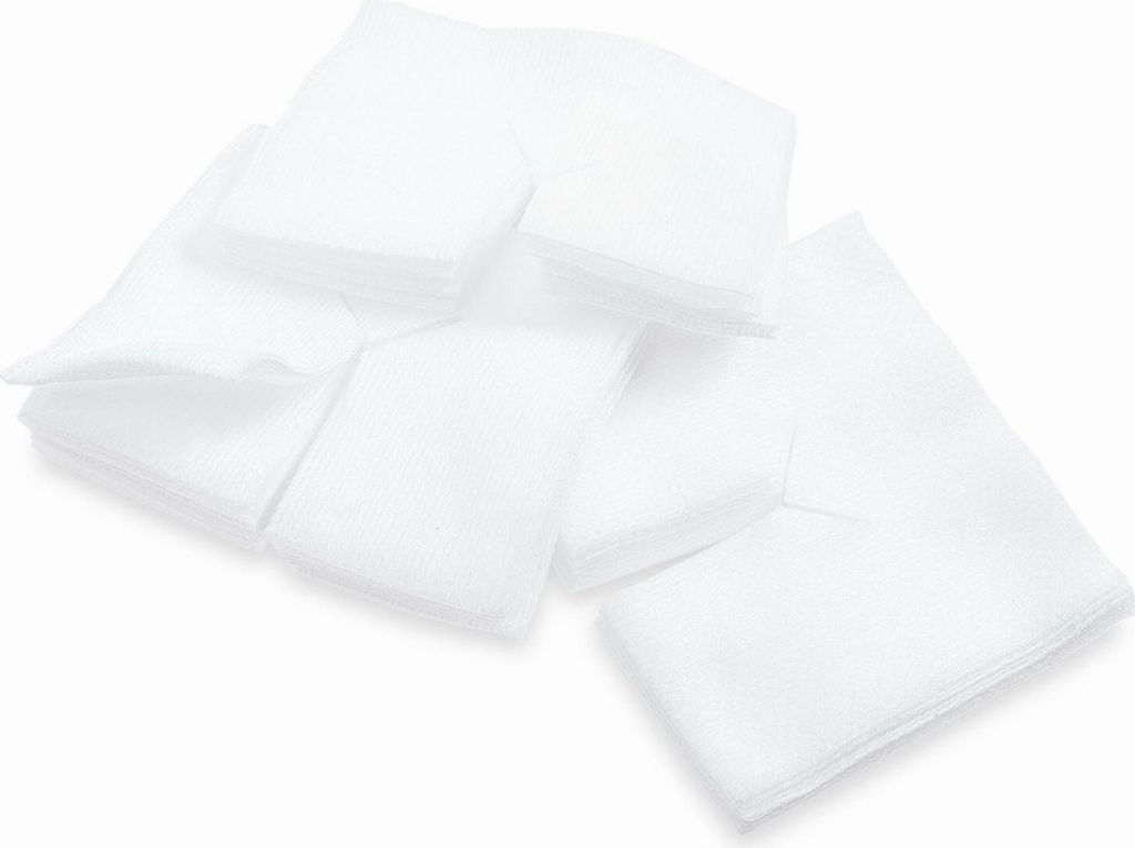 800 BeeSana Mullschlitzkompressen - steril - saugfähig - 5 x 5 cm - 12 - fach