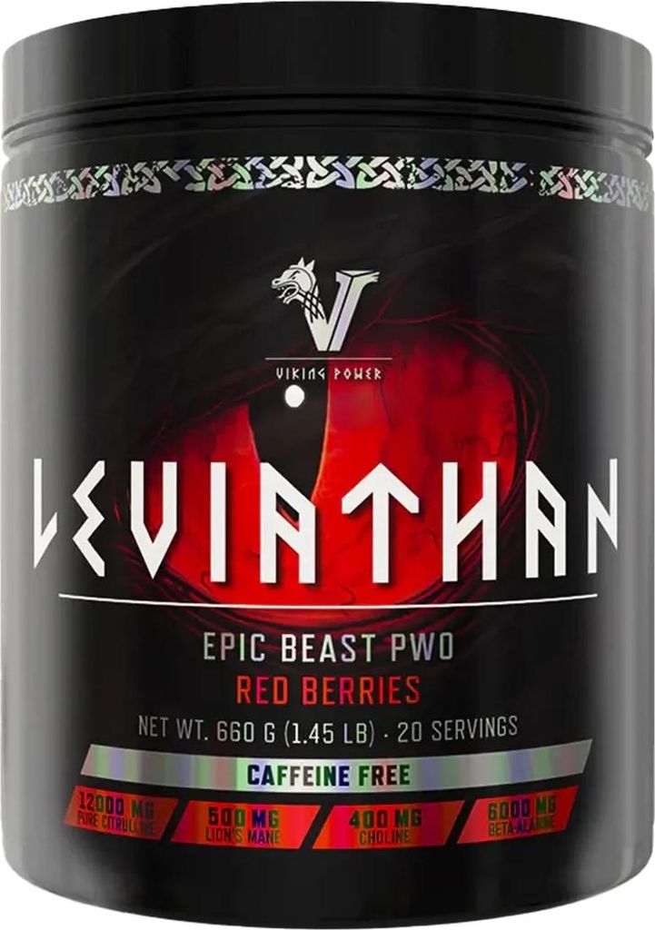 Viking Power - Leviathan Hardcore - Caffeine Free - 660 g