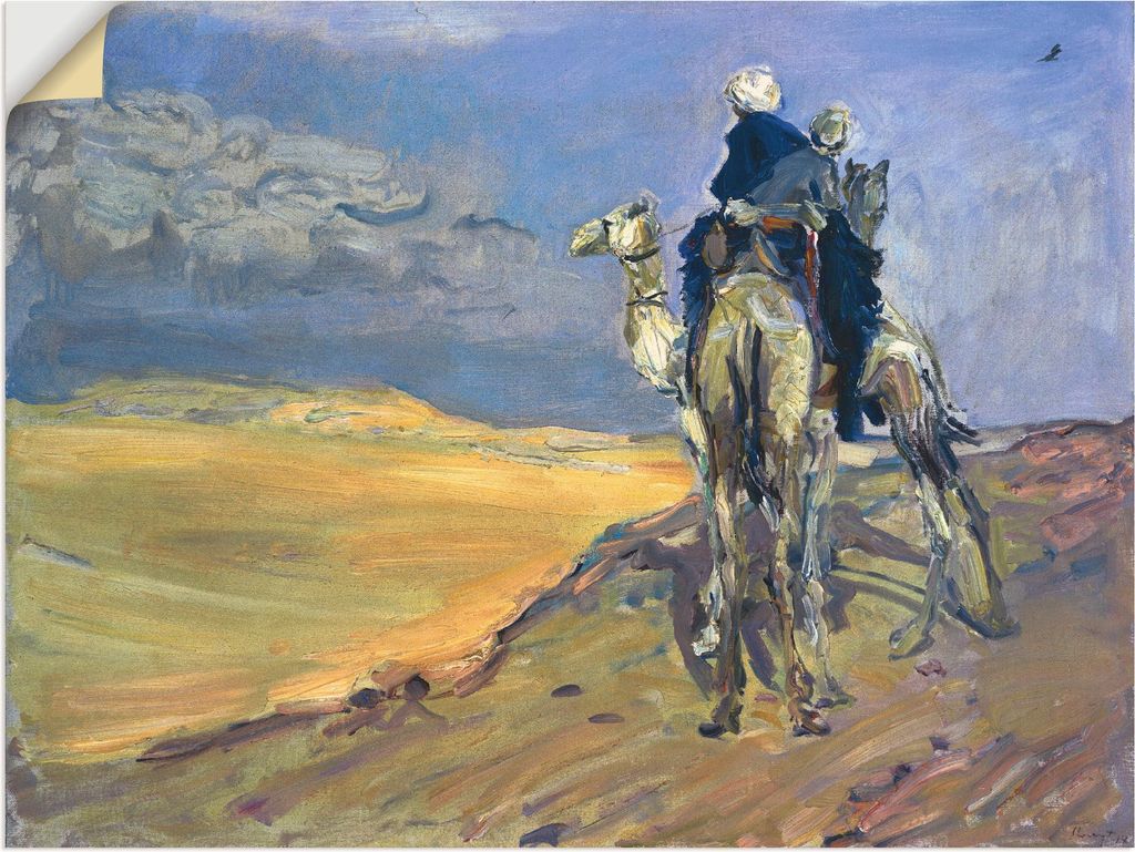 ARTland Wandbild, selbstklebend Sandsturm in der Libyschen Wüste. 1914 Größe: 80x60 cm