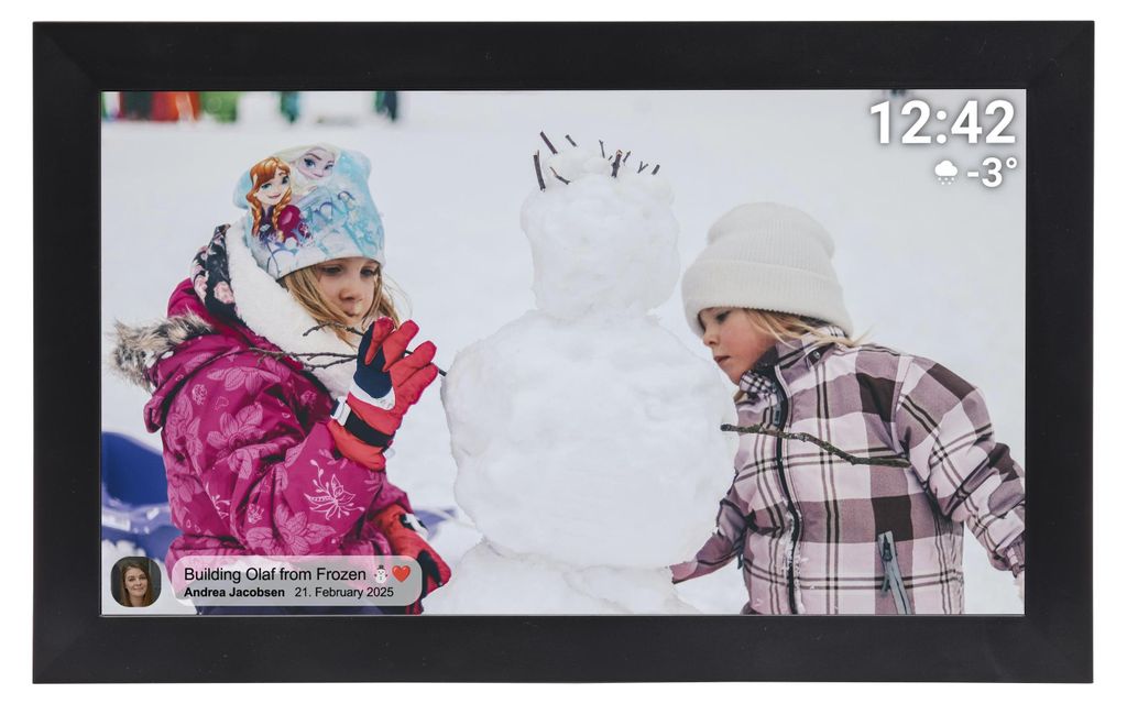 Denver PFF-1504 15,6″ Frameo WLAN Bilderrahmen mit IPS & Produktbild 