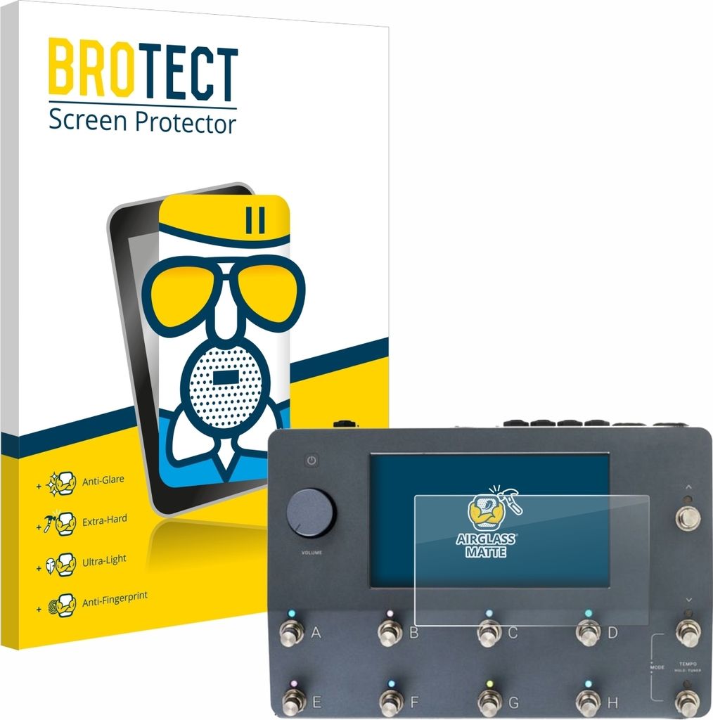 BROTECT Entspiegelungs Schutzglas für Neural DSP Quad Cortex Schutzfolie Panzer Folie Glas Display Schutz matt