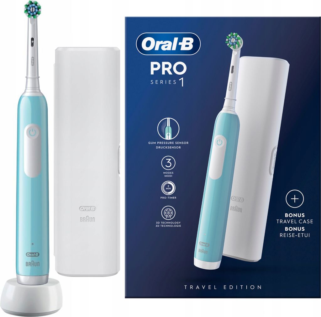Oral-B | Elektrische Zahnbürste - Pro Series 1 - Blau - mit Produktbild 