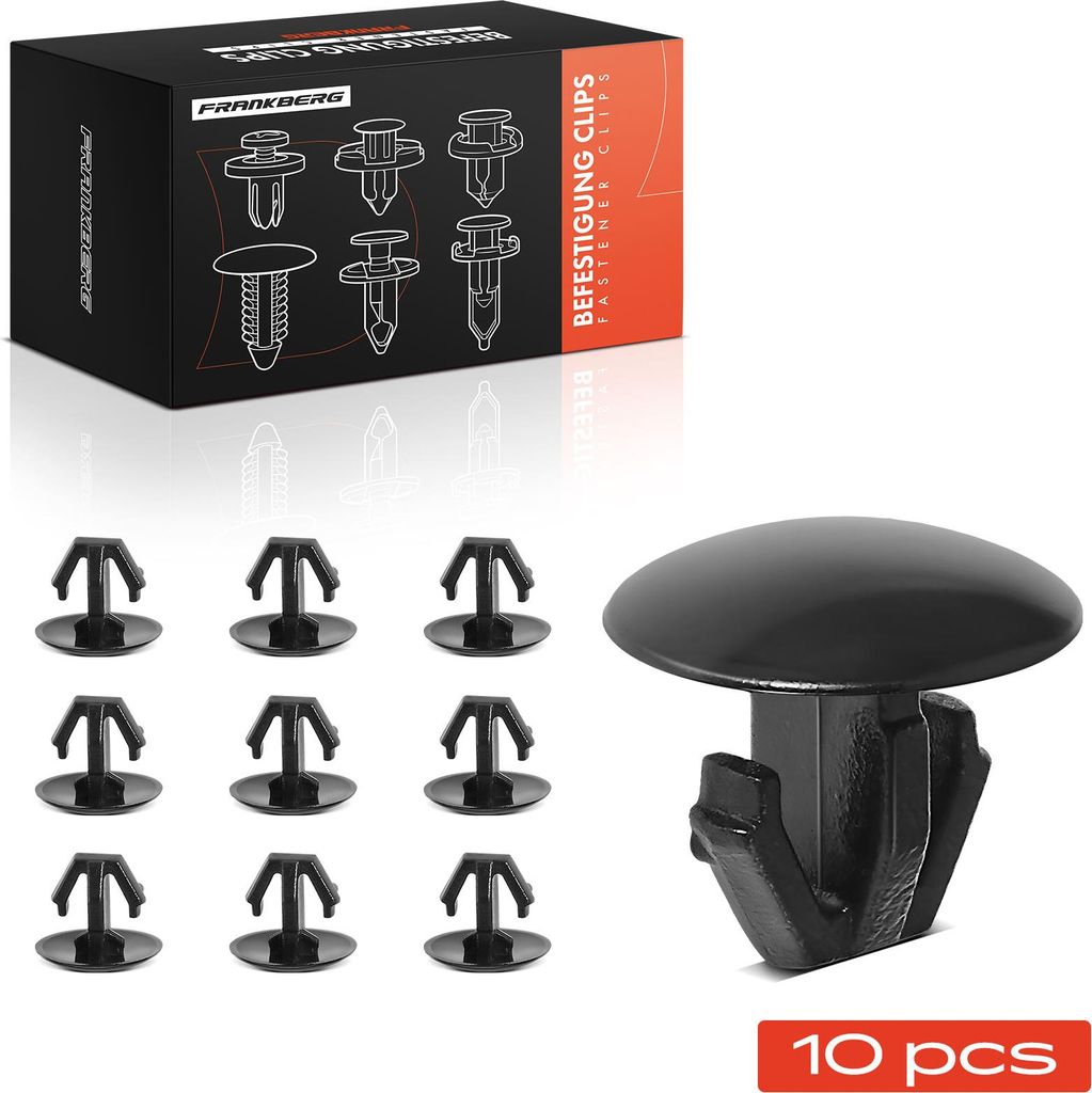 Frankberg 10x Befestigungsclips Stoßstange für Honda Accord IV V CR-V Civic