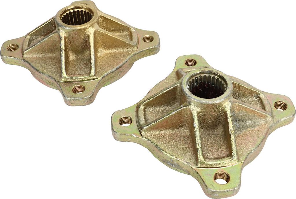 1 Paar 4 Stift 24T Spline Hinterachse Radnaben 25 mm für 125cc 150cc 200c go Kart ATV Quad