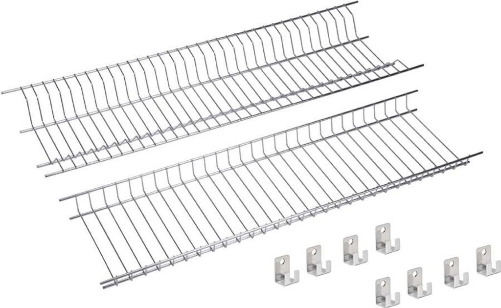 Sauvic Edelstahl Einbauset Für Geschirrtrockner 55 Cm Silber Silber One Size