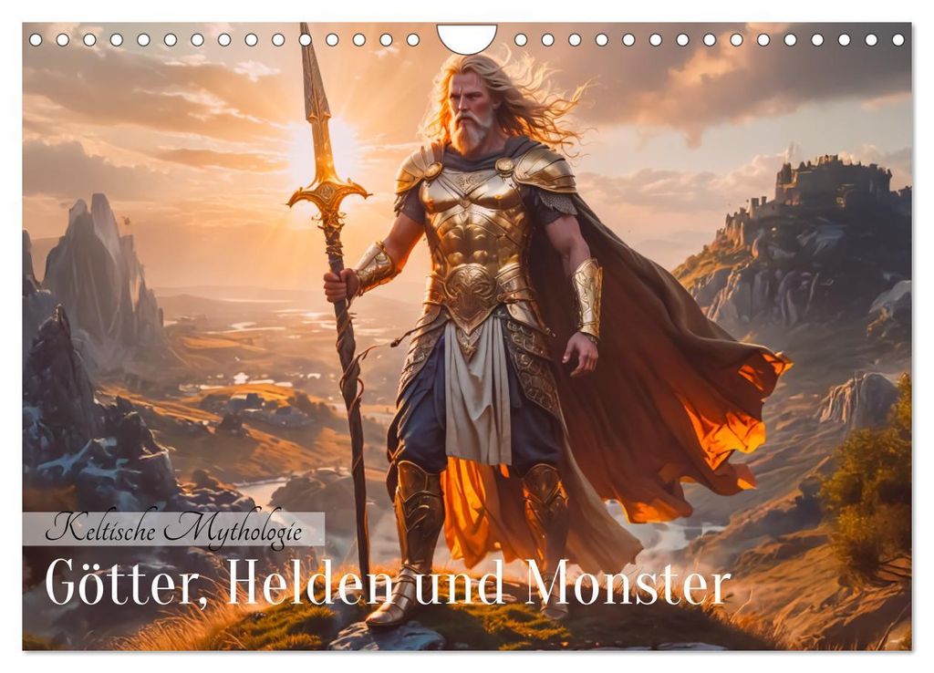 Keltische Mythologie - Götter, Helden und Monster (Wandkalender 2027 DIN A4 quer), CALVENDO Monatskalender