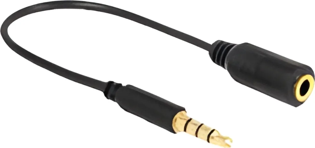 Delock 65545 Adattatore Jack 3.5mm 4-Pin Maschio a Femmina Alta Qualità
