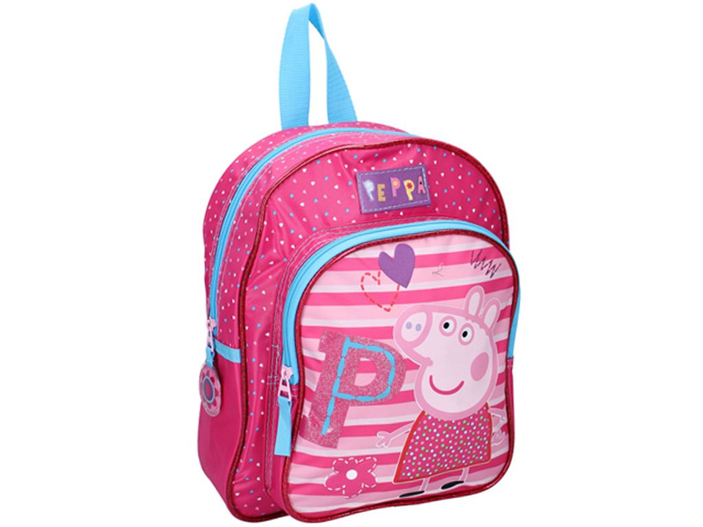 Lesklý cyklámenový ruksak Peppa Pig Obrázok produktu 
