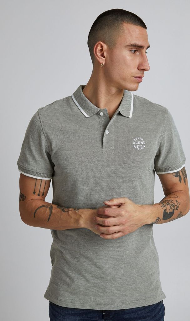BLEND BHBHNATE poloshirt poloshirt Herren Poloshirt Polohemd T-shirt aus 100% Baumwolle