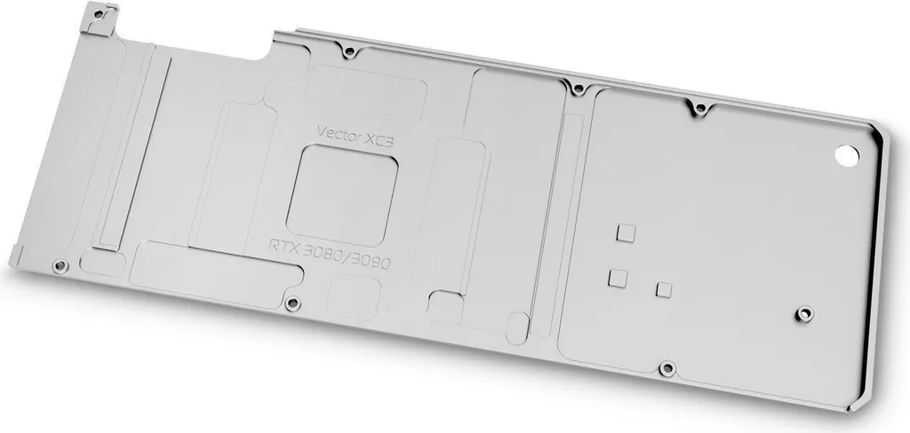 Backplate GPU argent EK Water Blocks 3831109832677 pour Watercooling PC
